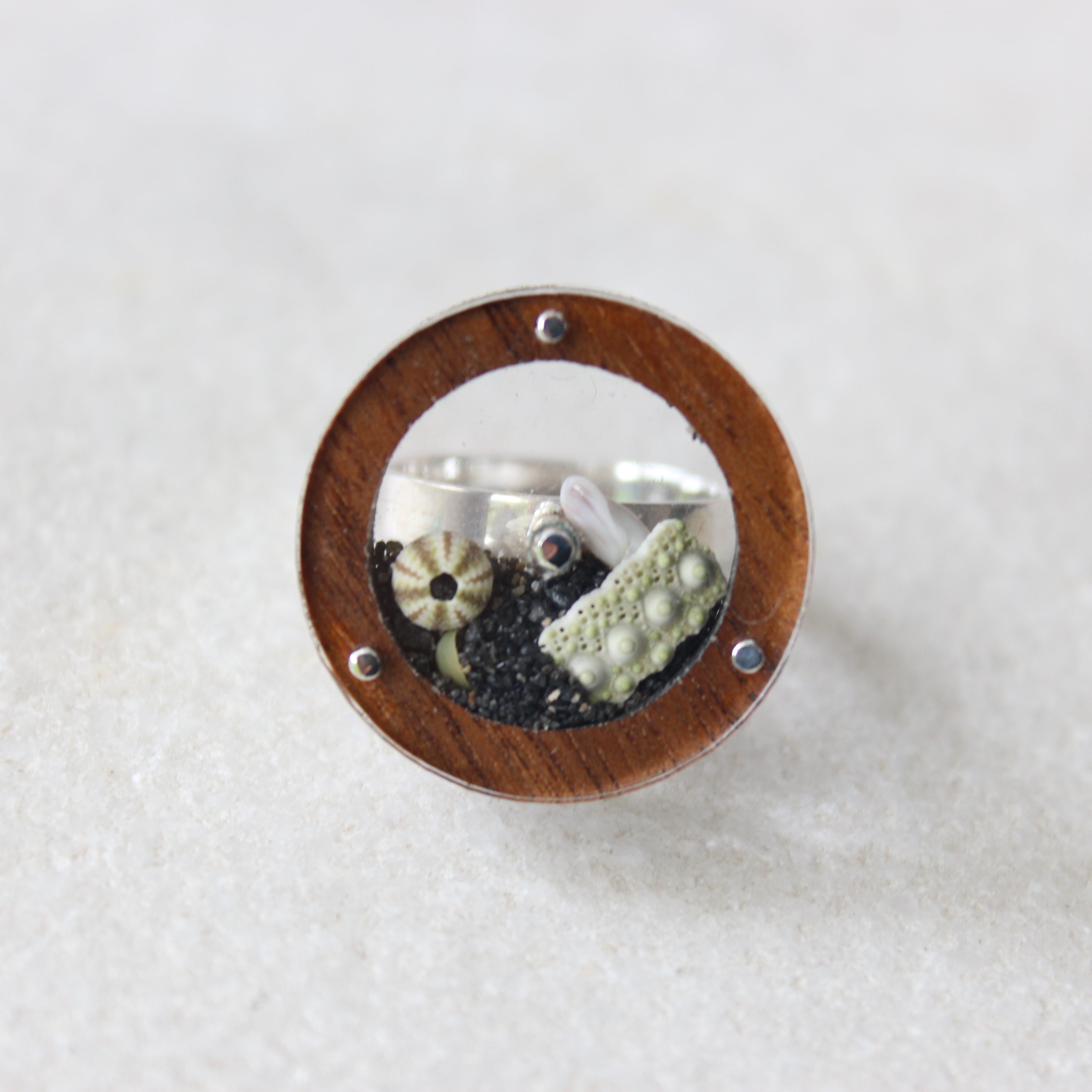 Circle Rock Pool Ring Jewellery Rumma Designs 