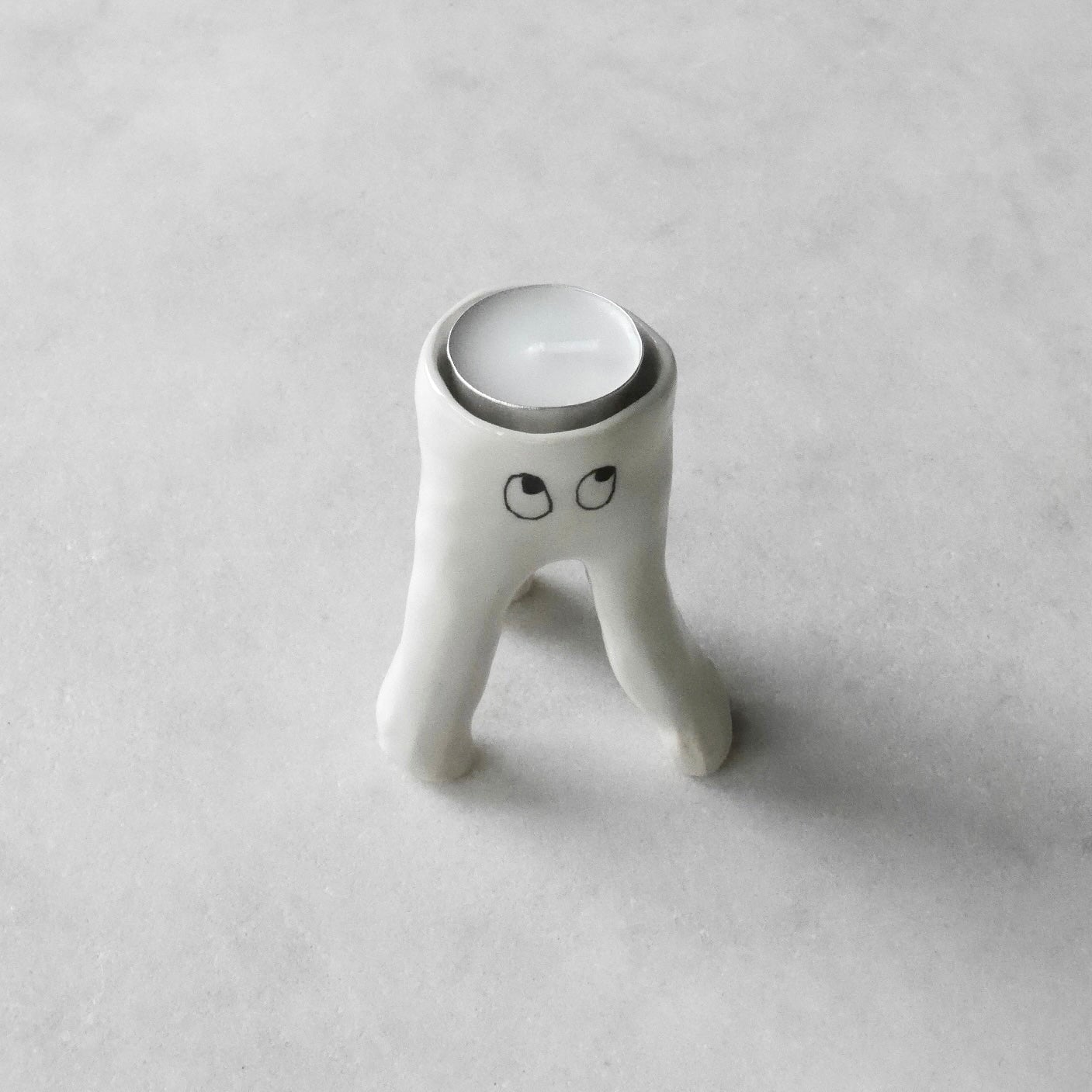 Seeing I, Candle Holder Ceramics Hotchin Bergado 