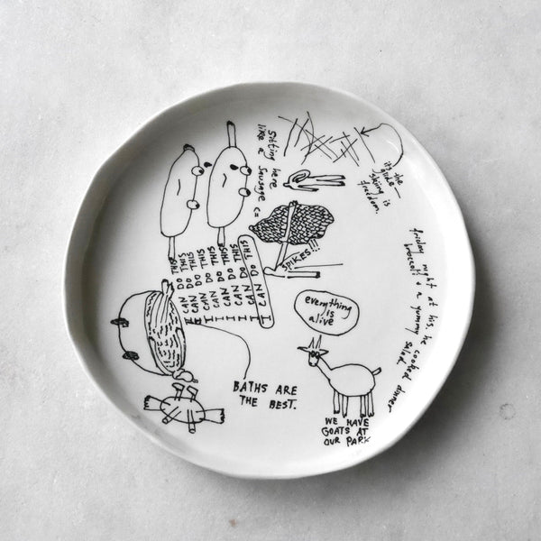 Baths, sausages & goats in the park Ceramics Hotchin Bergado 