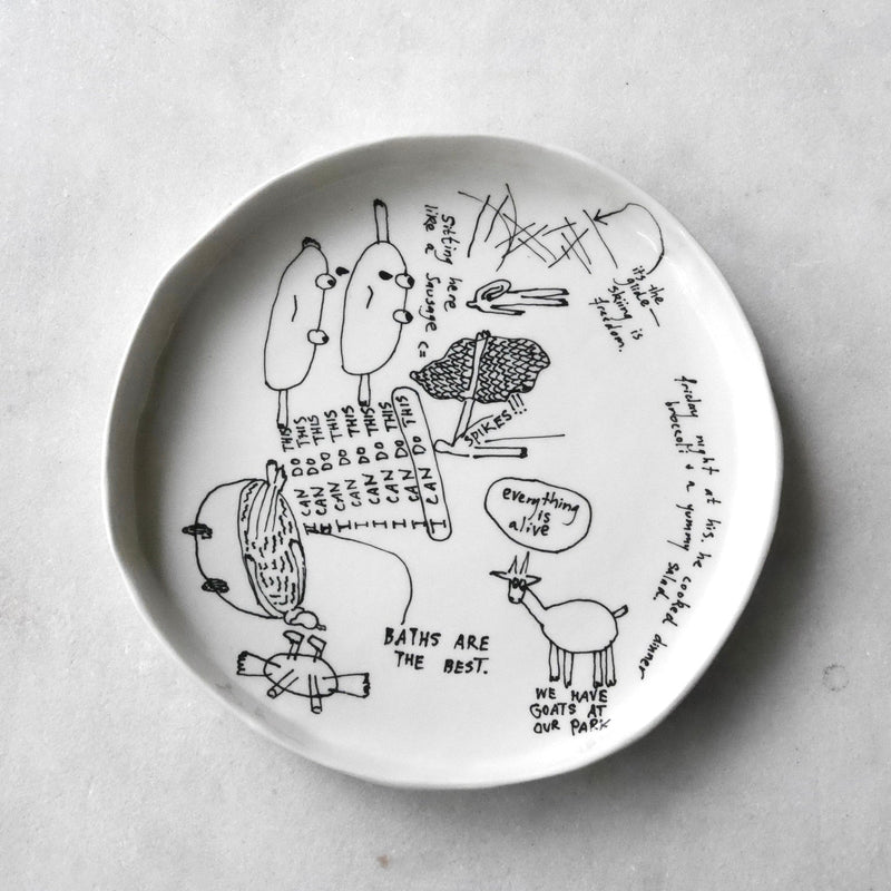 Baths, sausages & goats in the park Ceramics Hotchin Bergado 