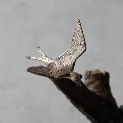 Silver Cereal Birds Ceramics deb mostert 