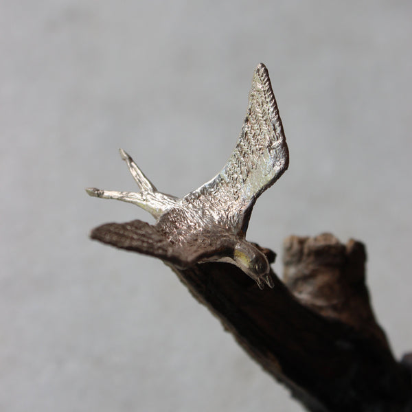 Silver Cereal Birds Ceramics deb mostert 