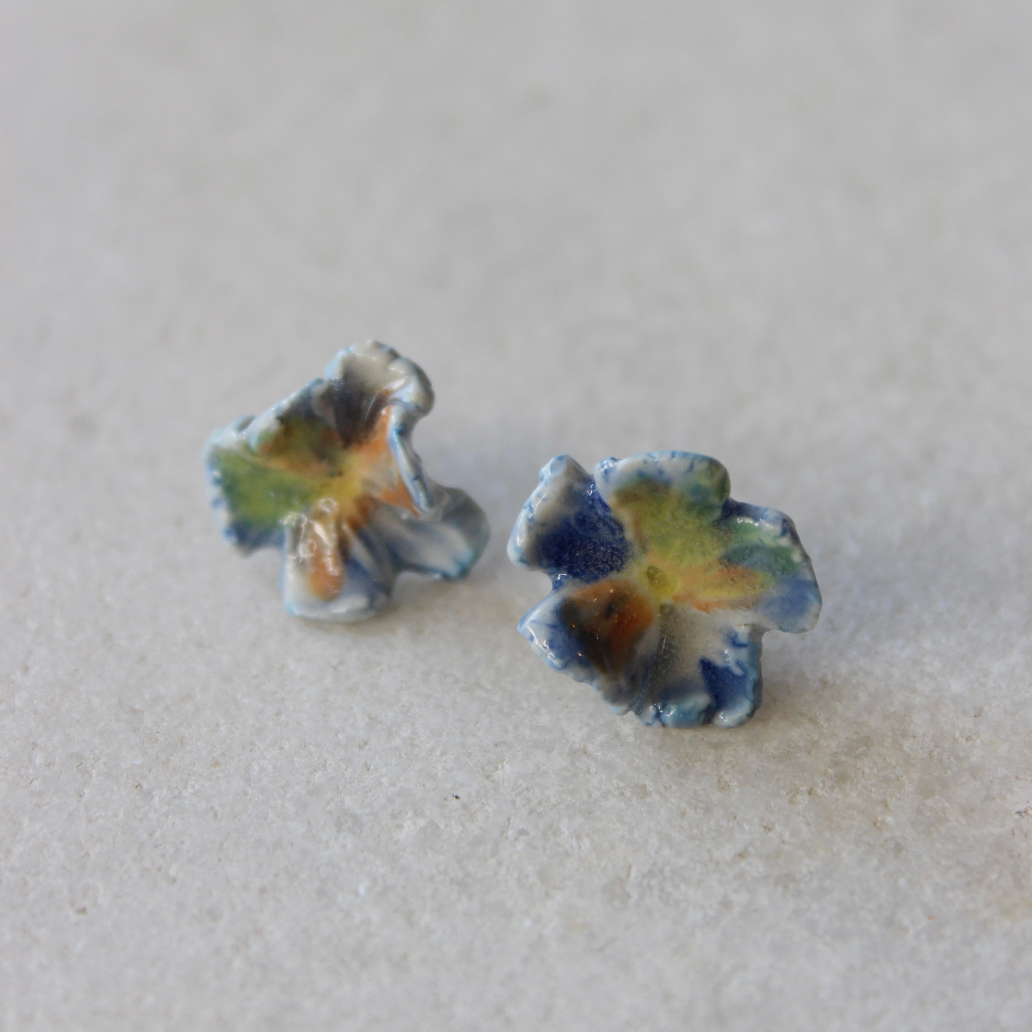 Poppy Stud Earrings Sculpture & Art Object Honeybrush 