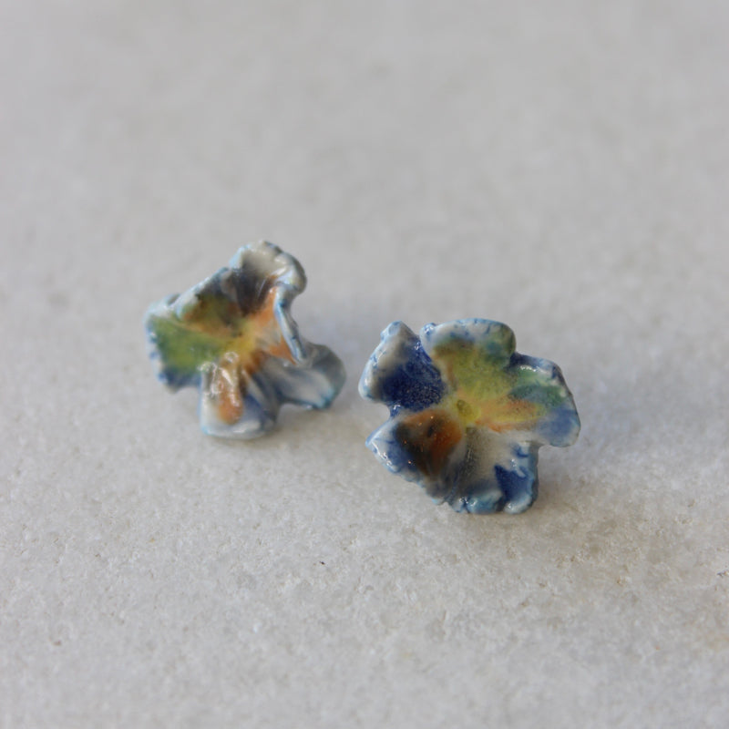 Poppy Stud Earrings Sculpture & Art Object Honeybrush 