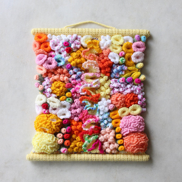 Crocheted Coral and Flowers Textiles & Fibre Millie Radovic 