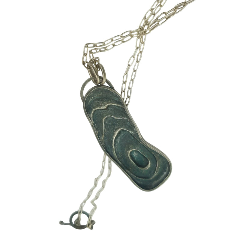 SCHIST pendant & chain Jewellery and Metalsmith Small Object (Exhibition) Alison McDonald 