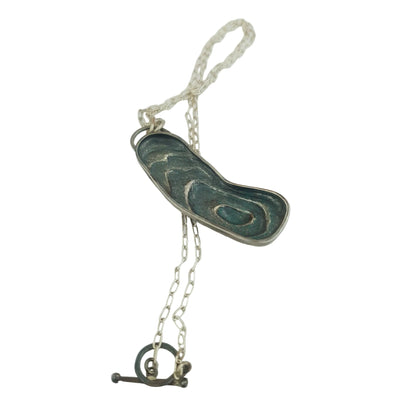 SCHIST pendant & chain Jewellery and Metalsmith Small Object (Exhibition) Alison McDonald 