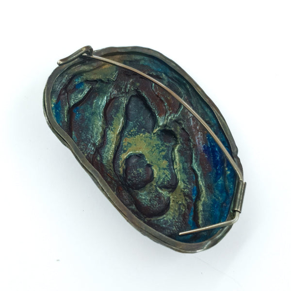 SCHIST brooch with colour Jewellery and Metalsmith Small Object (Exhibition) Alison McDonald 