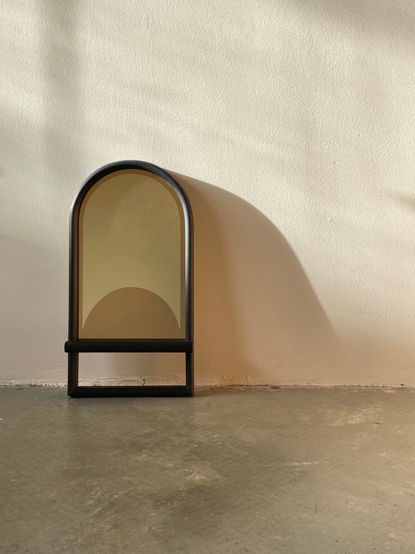 Demilune Mirror Timber Rick Hayward 