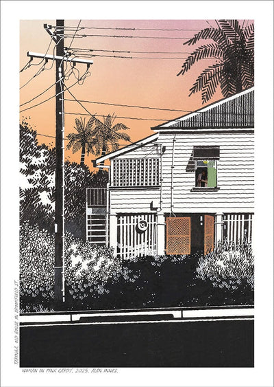 Greeting Card A6 Cards Alan Innes Taringa. Old House Broomfield st. 
