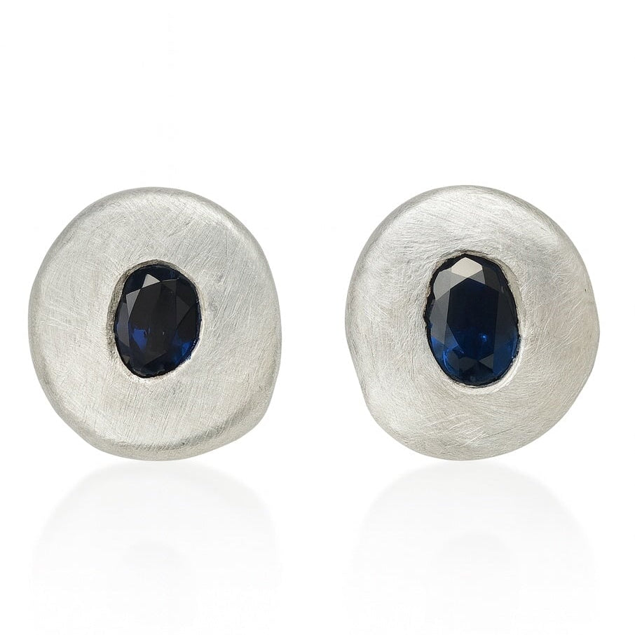 Queensland Sapphire Studs 1 Jewellery Jessica Nothdurft 