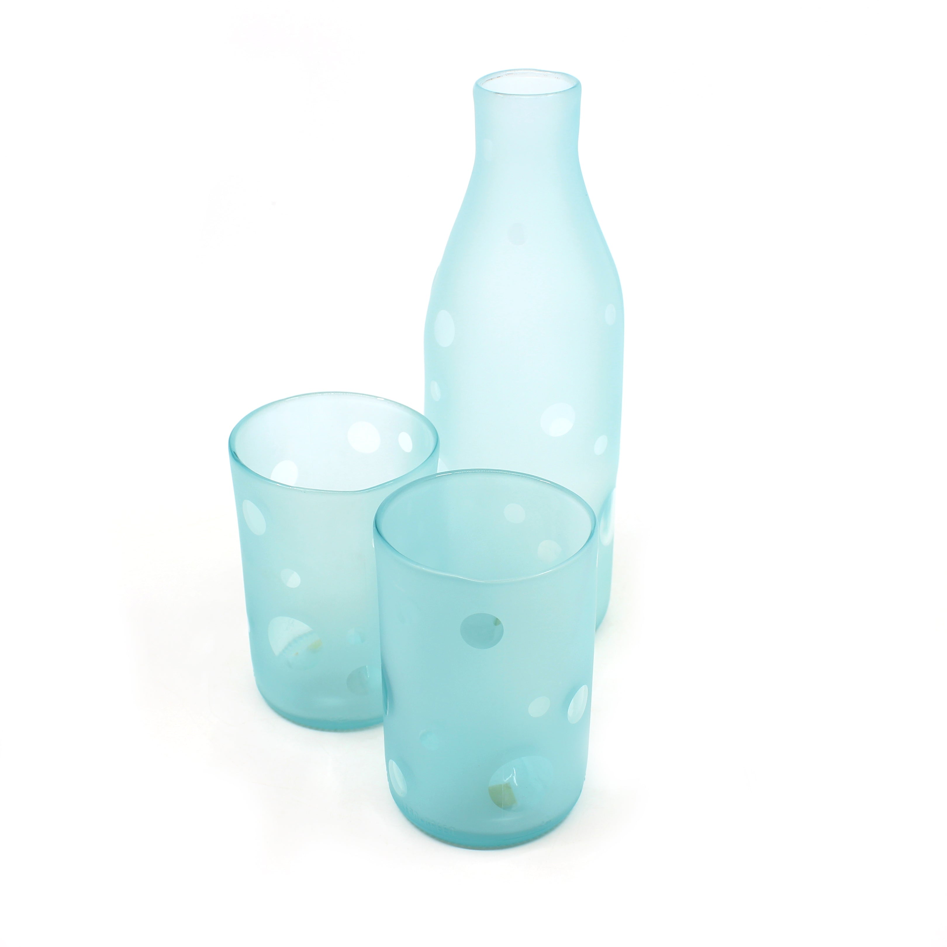 Aaron and Jo Upcycled carafe set (3pc)