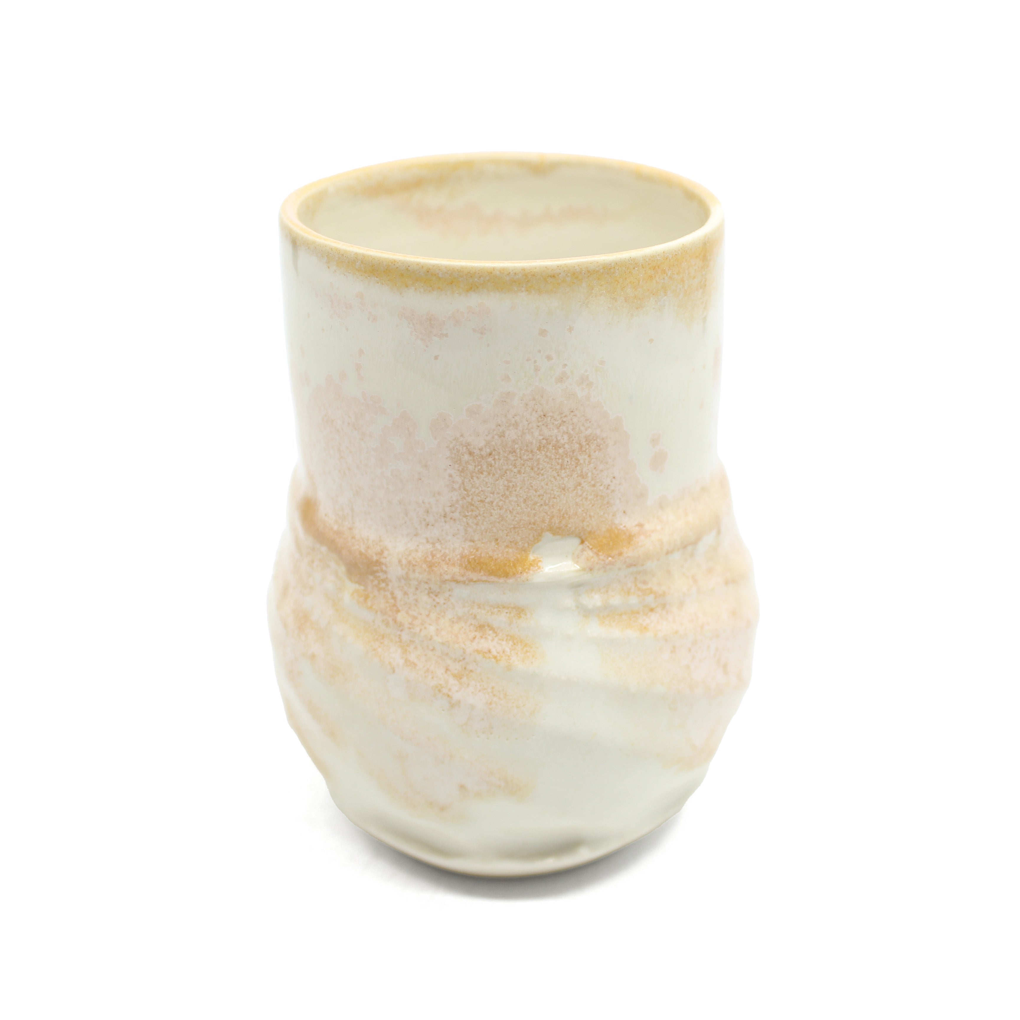 Round Flask Rain 1 Ceramics Amber Winter 