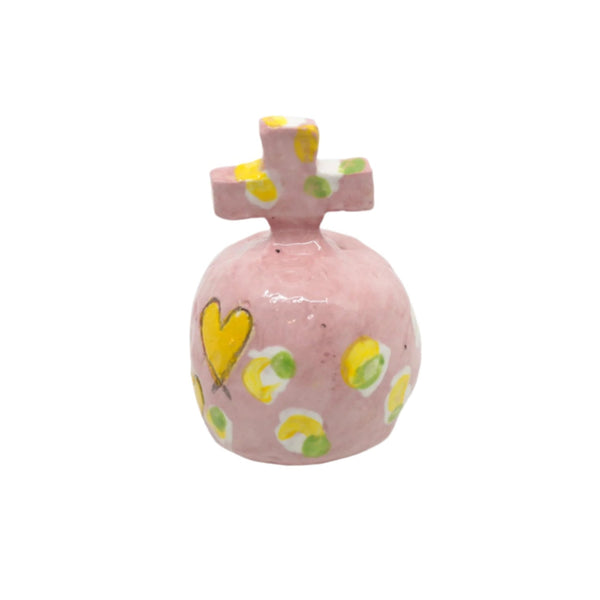 Ceramic Crosses Sculpture & Art object Barbara George Pink 