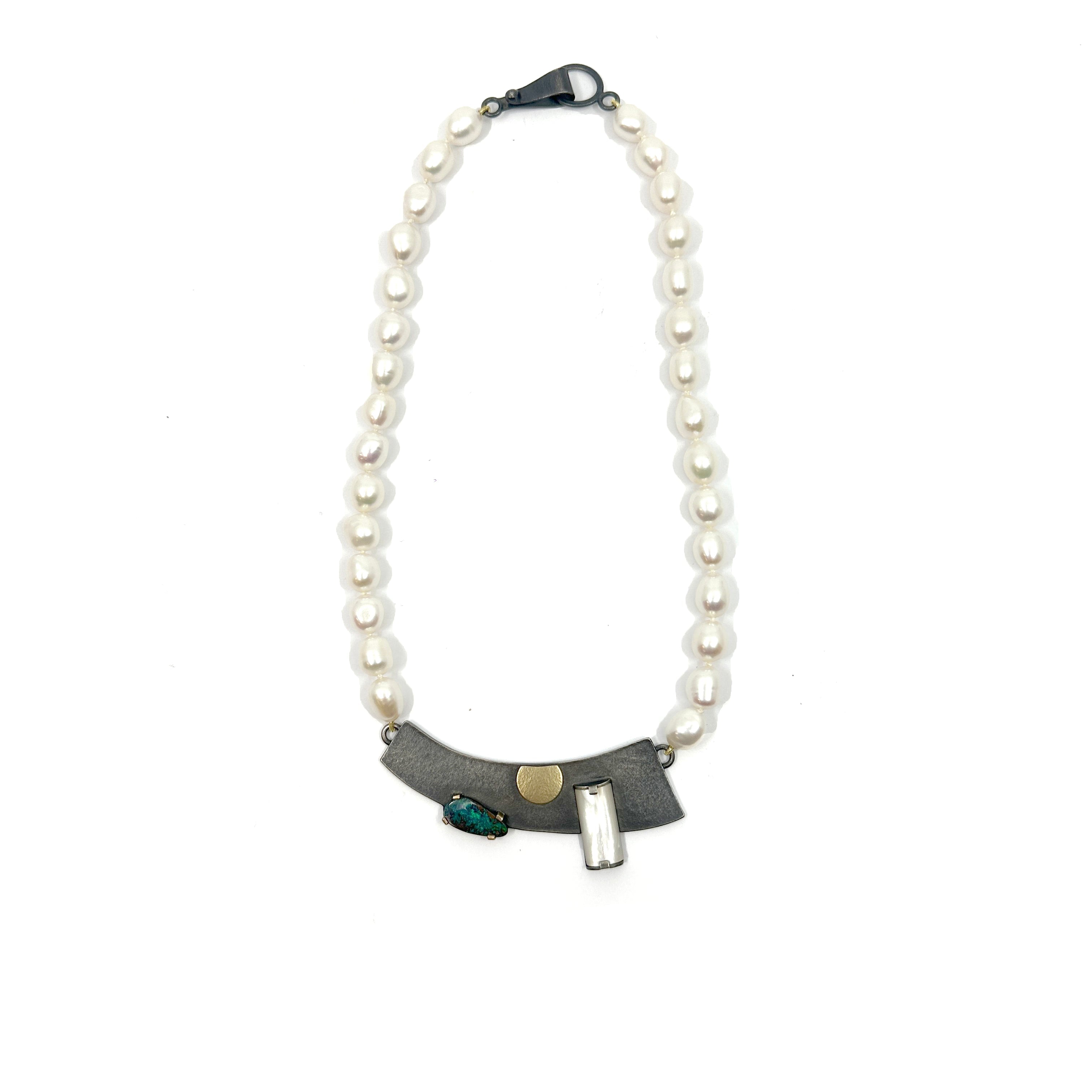 Curved Bar Style Necklace