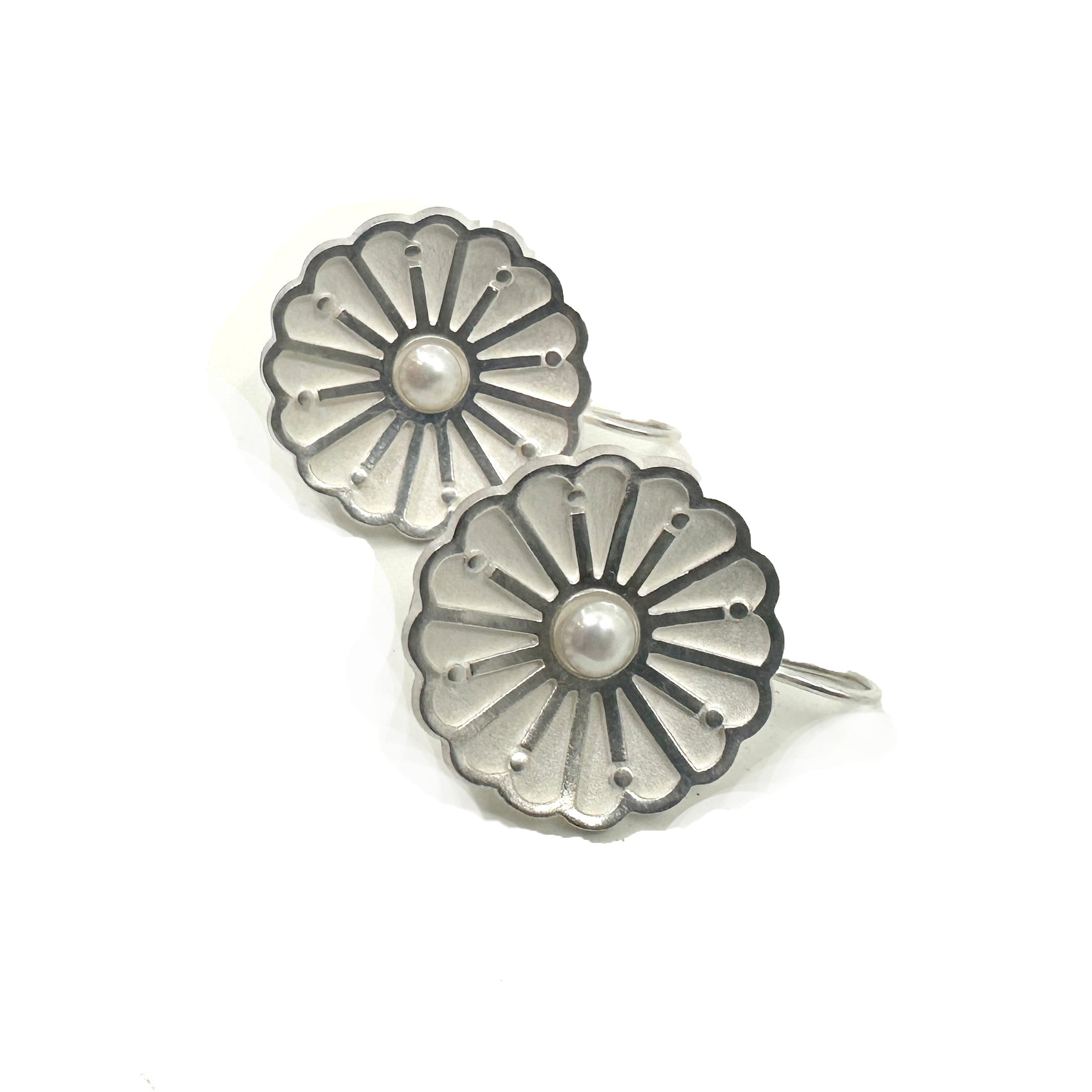 Earrings - Large Chrysanthemum