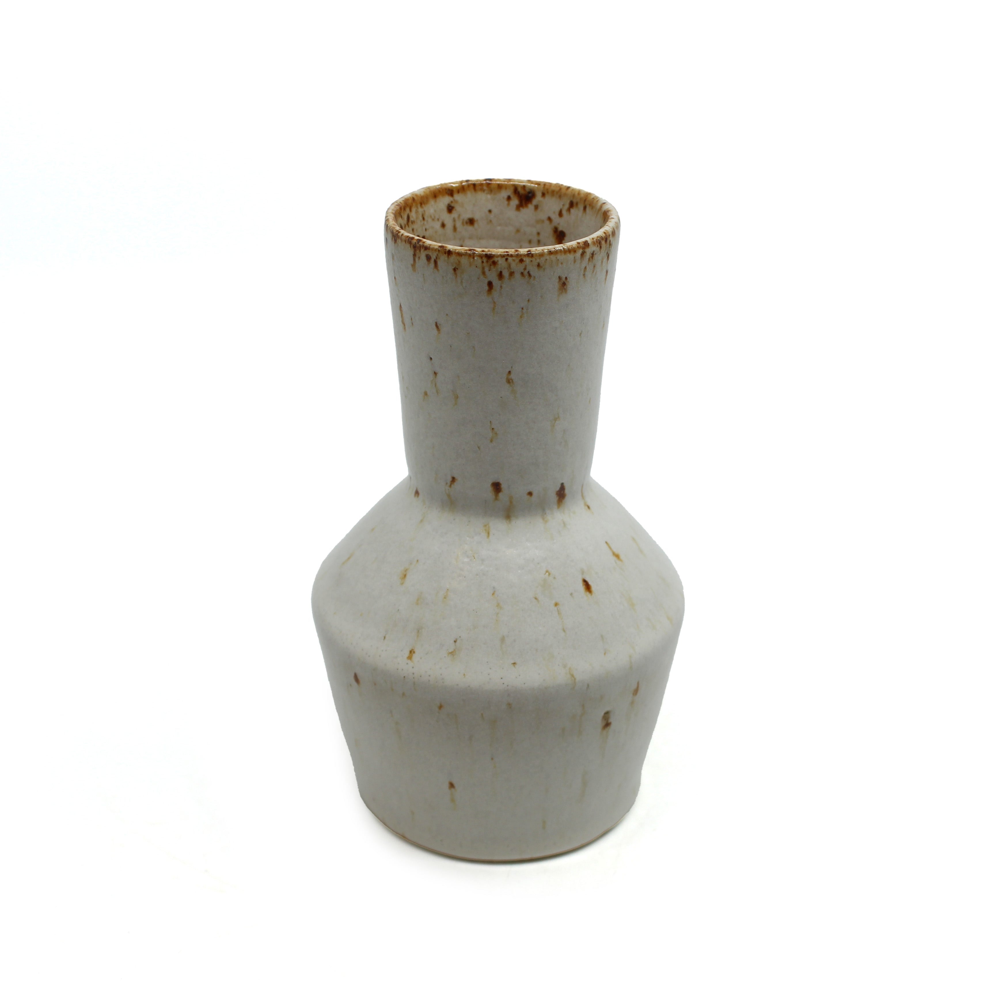 Large white vase - tall neck Ceramics Beansprout Studio 