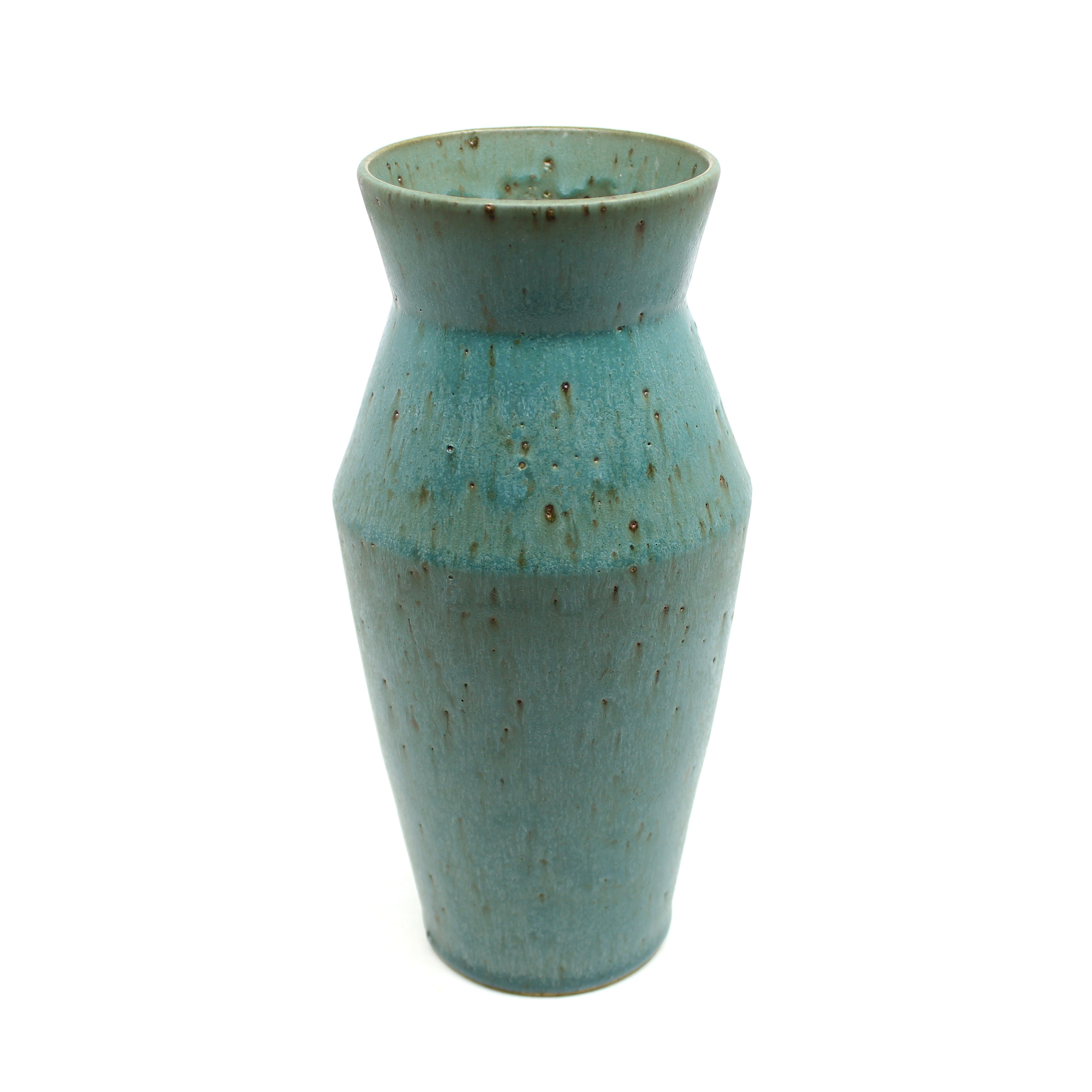 Tall blue vase Ceramics Beansprout Studio 