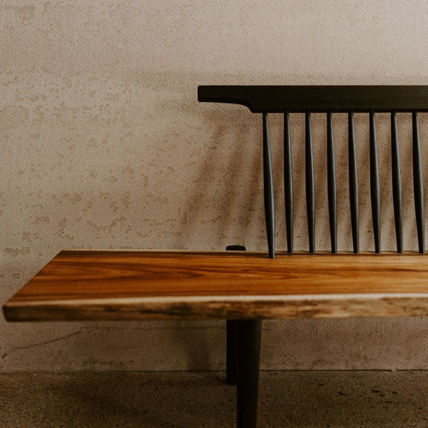 Black Wood Seat Timber Ben Adams Studio 
