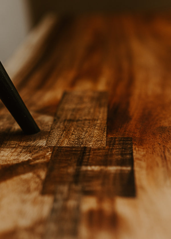 Black Wood Seat Timber Ben Adams Studio 