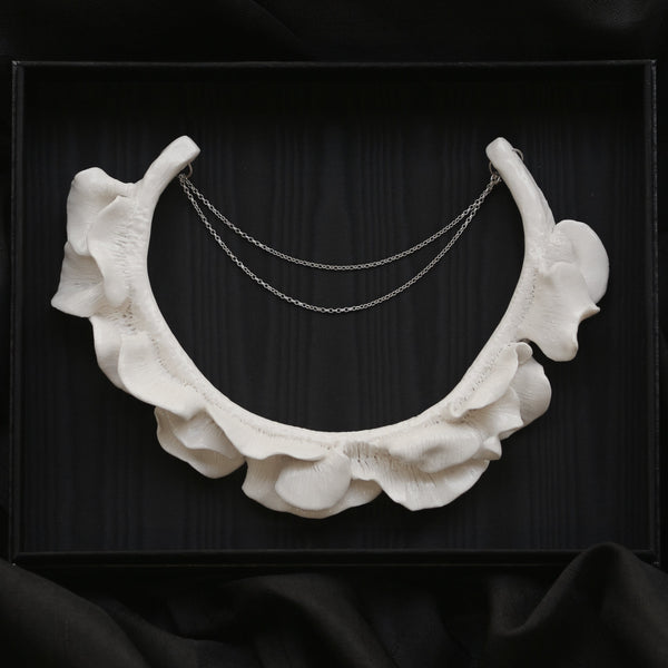 Montipora Foliosa - Coral Bleaching Collar Jewellery Rhia Jewellery 