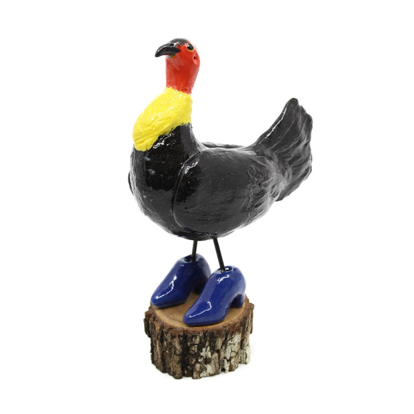 In My Shoes Ceramics Green Bird Ceramics Australian Brushturkey 