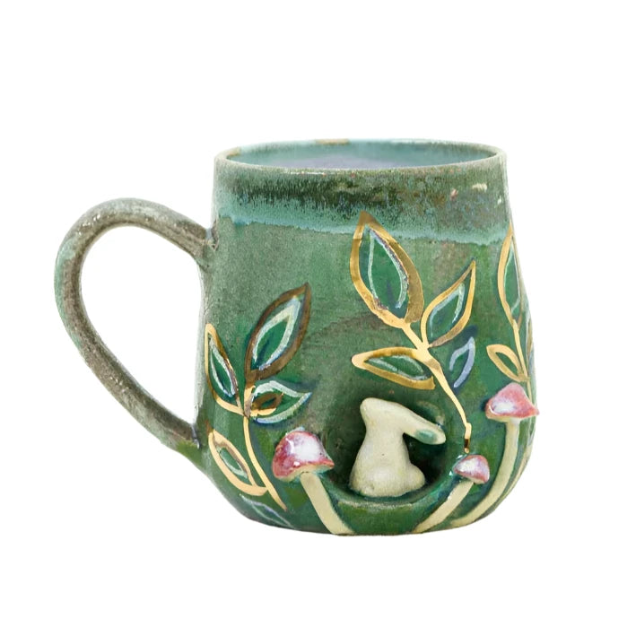 Carys Martin - Rabbit in the Grasses Mug Ceramics Carys Martin 