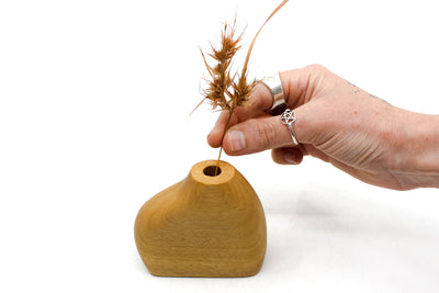 Dry bud vase Wood Theresa Darmody White Beech 