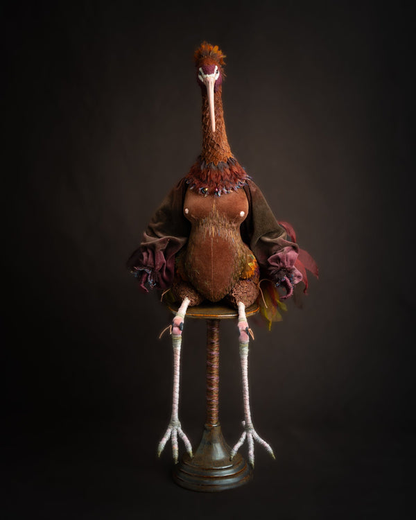 Birdgirl Series - Birdgird- Plegadis falcinellus (2024) Selene Cochrane 