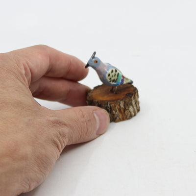 Mini-Bird Series Ceramics Green Bird Ceramics 
