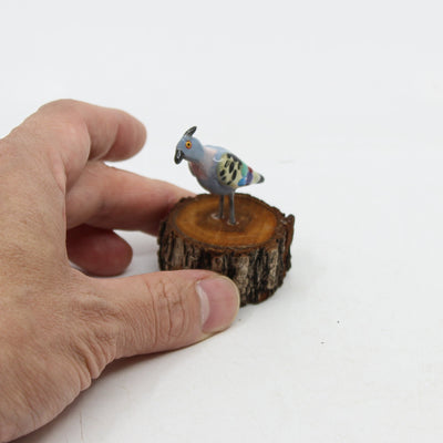 Mini-Bird Series Ceramics Green Bird Ceramics 
