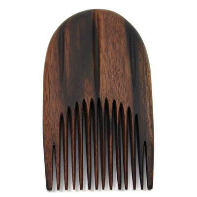 Hair comb Wood Theresa Darmody Salvaged NG Ebony 