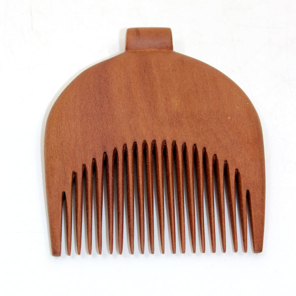 Hair comb Wood Theresa Darmody Salvaged NG Ebony 