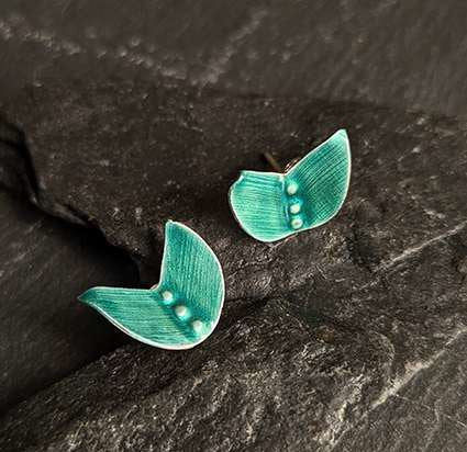 Fairy Moth Studs (Beryl) Jewellery Mari Hirata 