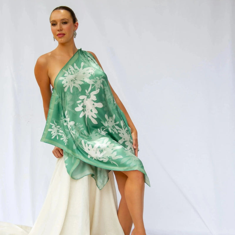 Mint Bouquet Textiles & Fibre Art Soul Silk 