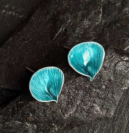 Flutter Studs (Beryl) Jewellery Mari Hirata 