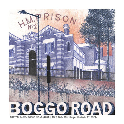 Square Craft Brisbane Greeting Card (various illustrations) Cards Alan Innes Dutton Park. Boggo Road Gaol. 