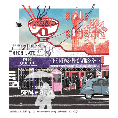 Square Craft Brisbane Greeting Card (various illustrations) Cards Alan Innes Annerley. Pho Queue. 