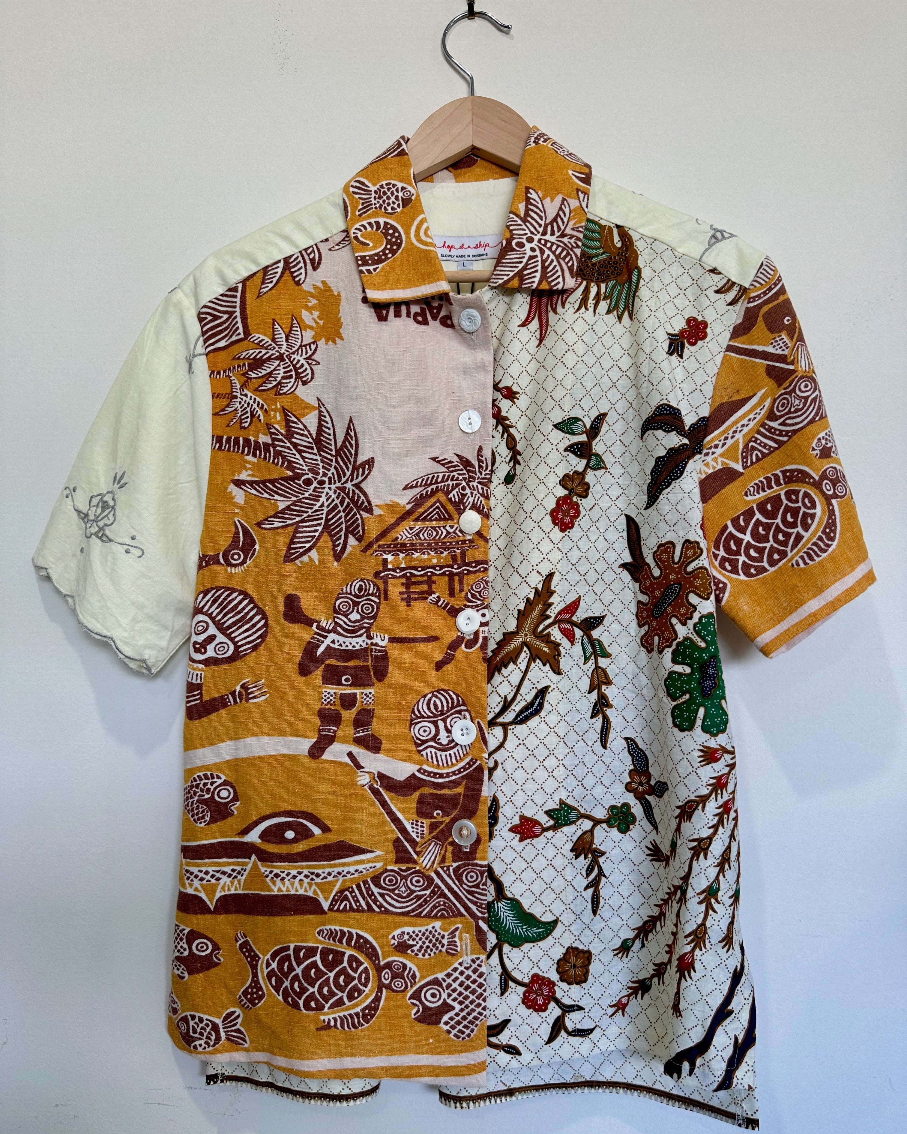 Gentle Folk shirt - May 2026 Collection Textiles & Fibre a hop and a skip 