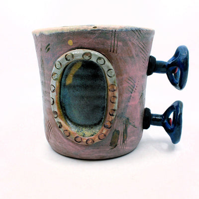 Mug 12 Oz Ceramics Handle With Clay 