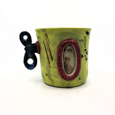 Mug 12 Oz Ceramics Handle With Clay 