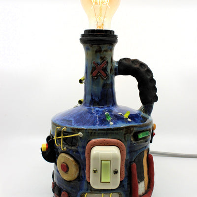 Sea Blue Switches Lamp