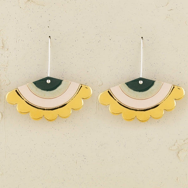 Scallop Drop Earrings Erin Lightfoot 