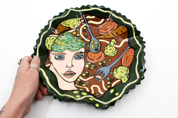 Salad Dish Ceramics Caitlin Sheedy & Pru Morrison 