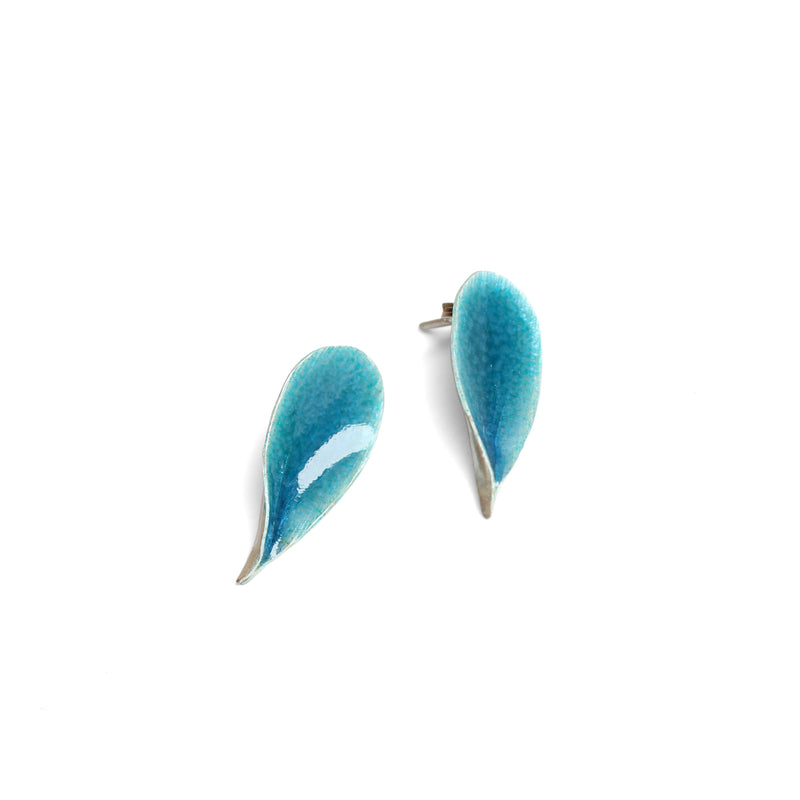 Flitter Studs (Deep Sea) Jewellery Mari Hirata 