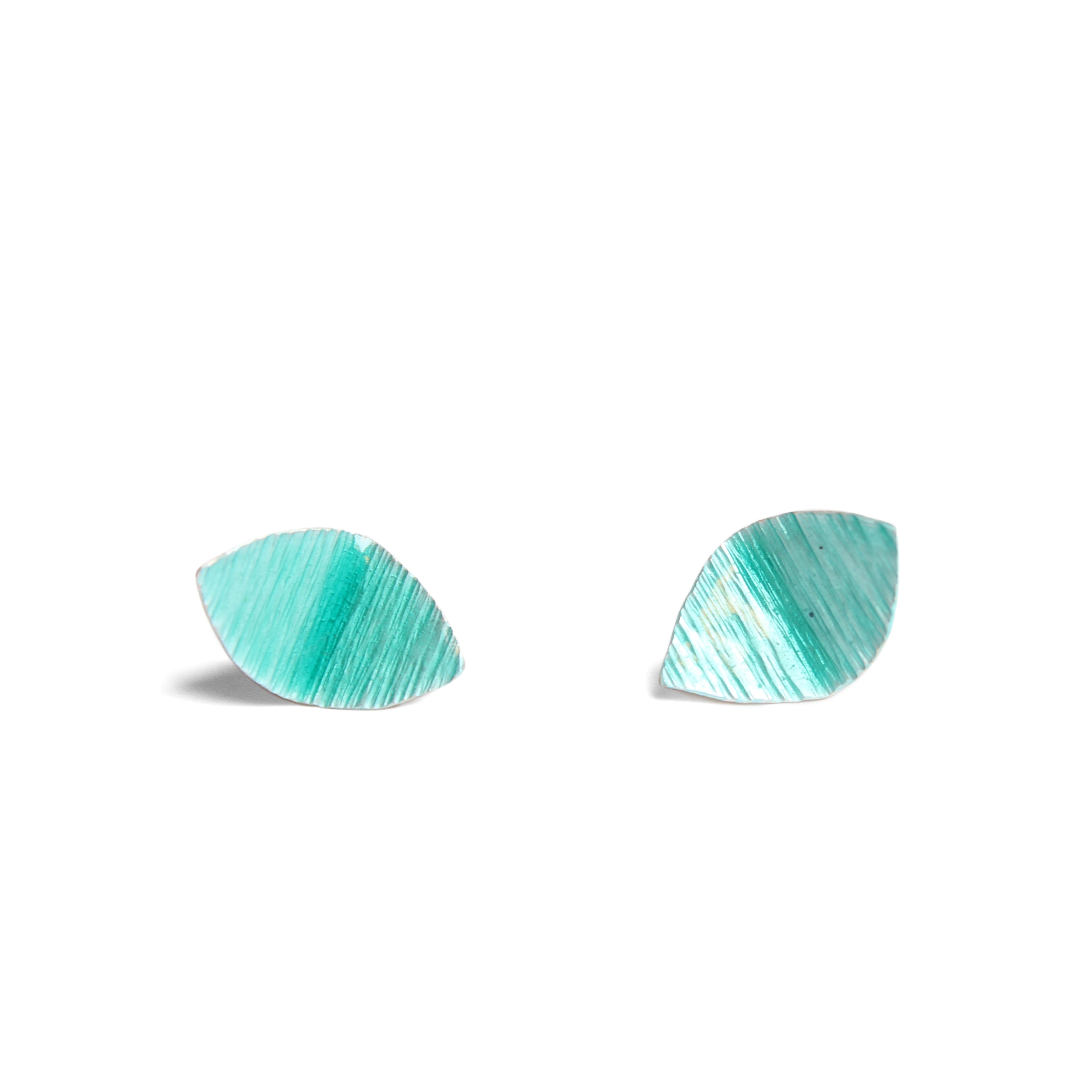 Little Wings Studs (Aqua) Jewellery Mari Hirata 