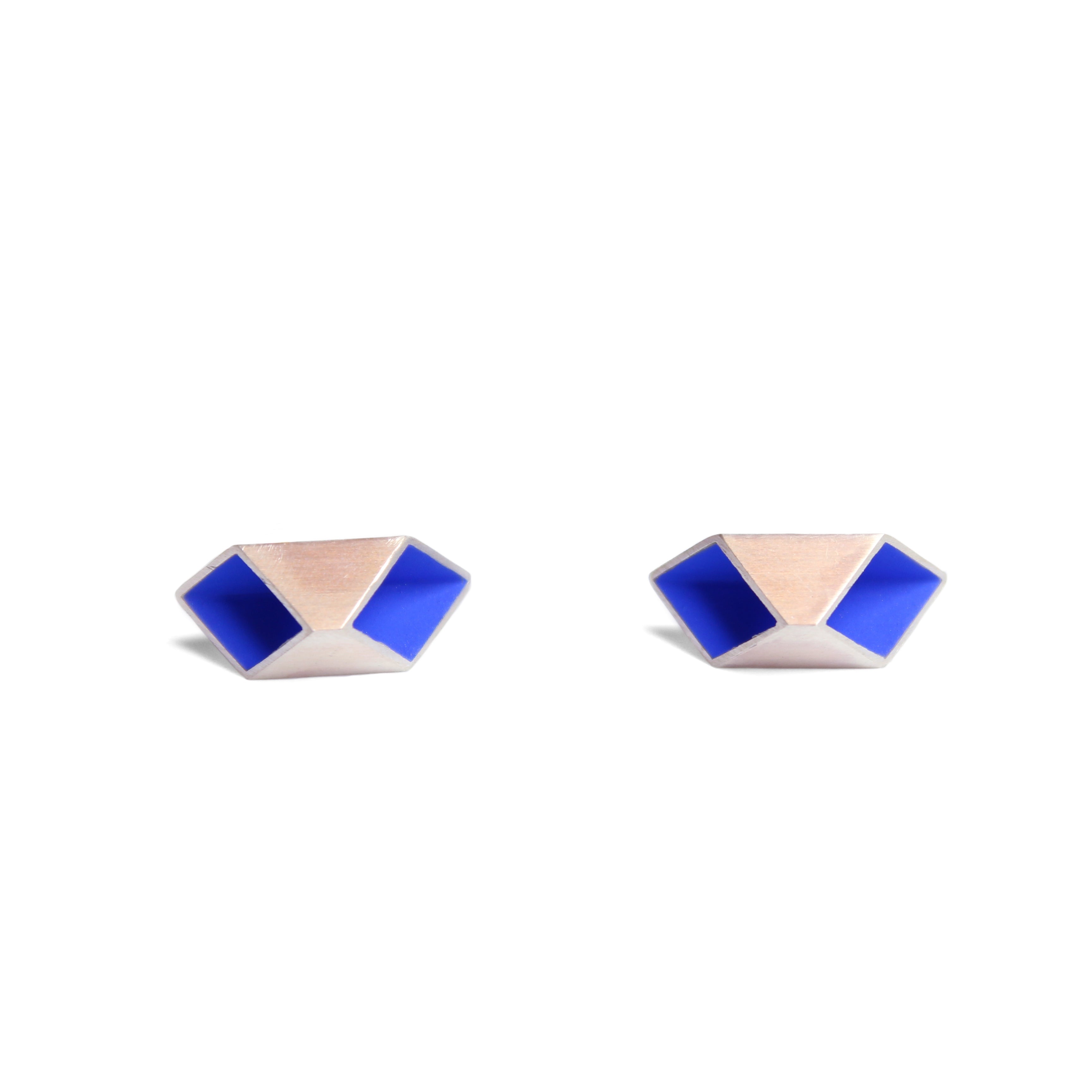 Deepest Blues Kite Studs Jewellery Mari Hirata 
