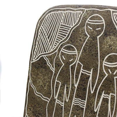 Laurence Gibson - Warru Warru Murruku (Men's Business) - 887-24 Ceramics Yalanji Arts 