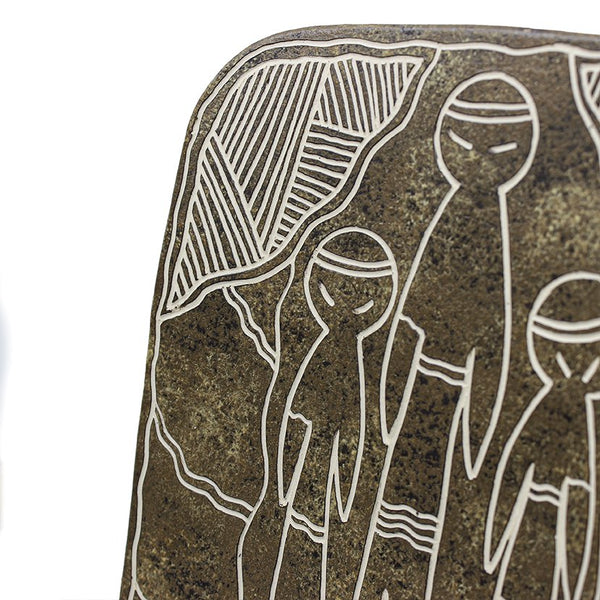 Laurence Gibson - Warru Warru Murruku (Men's Business) - 887-24 Ceramics Yalanji Arts 