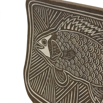 Gregory Salt - Bayil (Jungle Perch) - 787-24 Ceramics Yalanji Arts 